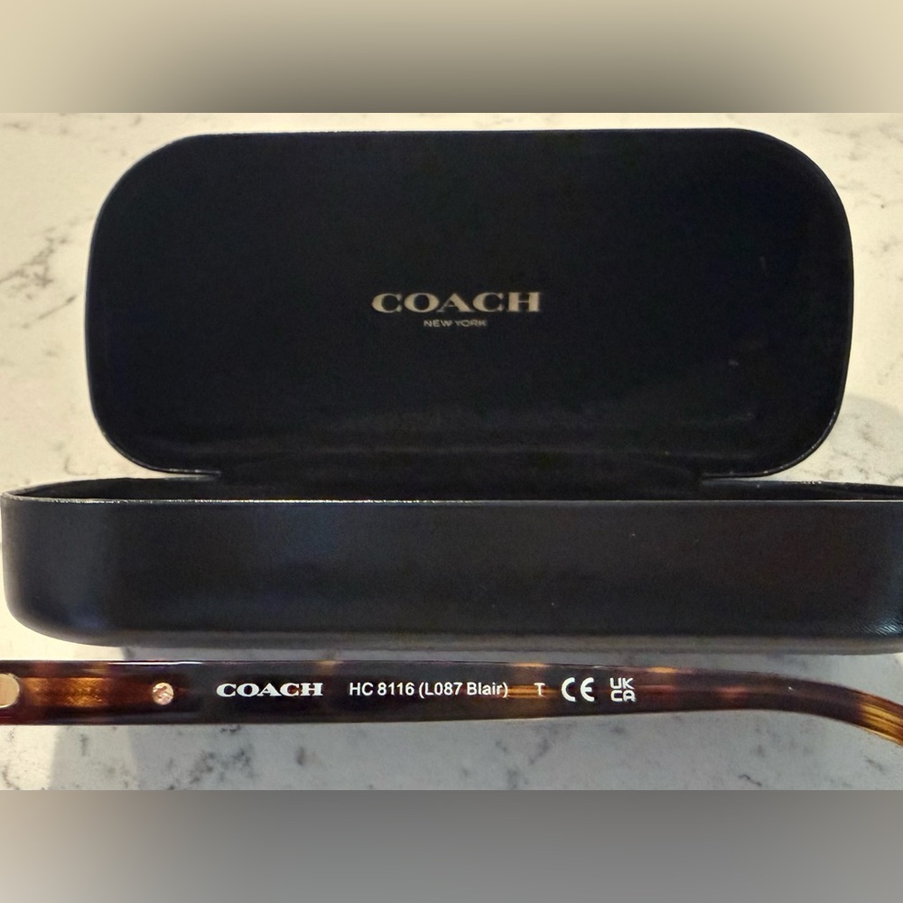 Coach HC 8116 Blair Tortoise Sunglasses Brown Gradient Lens w/ Case NWOT - Picture 7 of 11